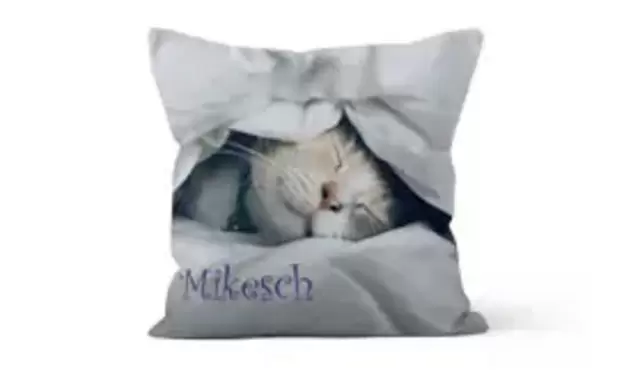Einzigartige Kissen bedruckt mit Ihrem Foto! Kuschelkissen selbst gestalten und nähen lassen
