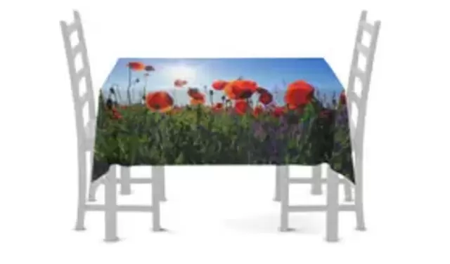 Foto-Tischdecke selber gestalten und drucken lassen Tischdecke mit eigenem Foto bedrucken lassen