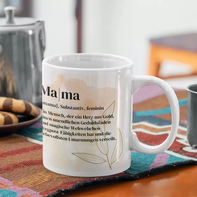 Eine selbst gemachte Tasse als Geschenk Tassen bedrucken lassen