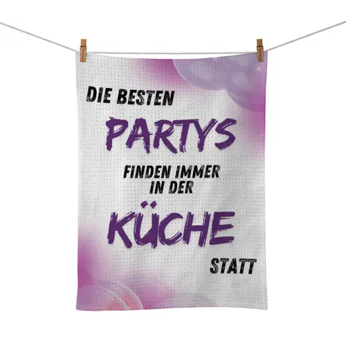 Geschirrtuch Küchenparty